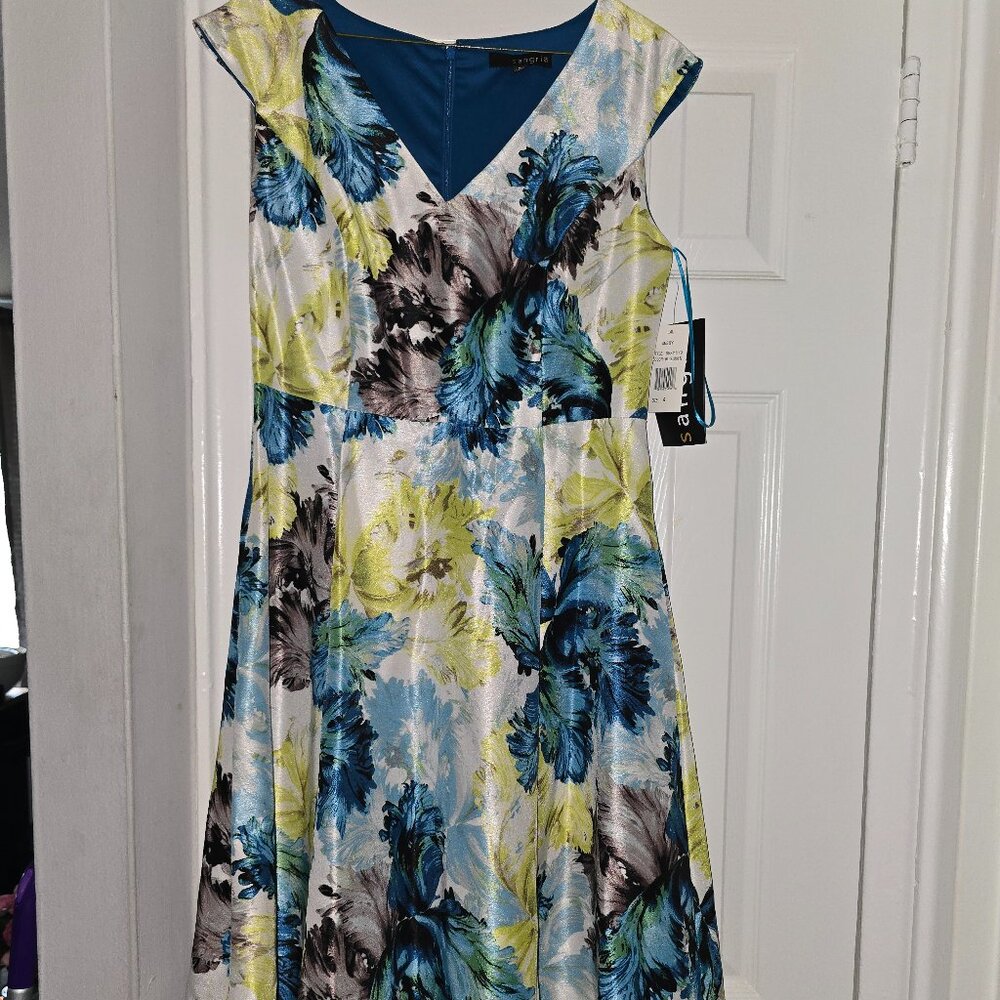 Sangria Brand Midi Floral Dress
